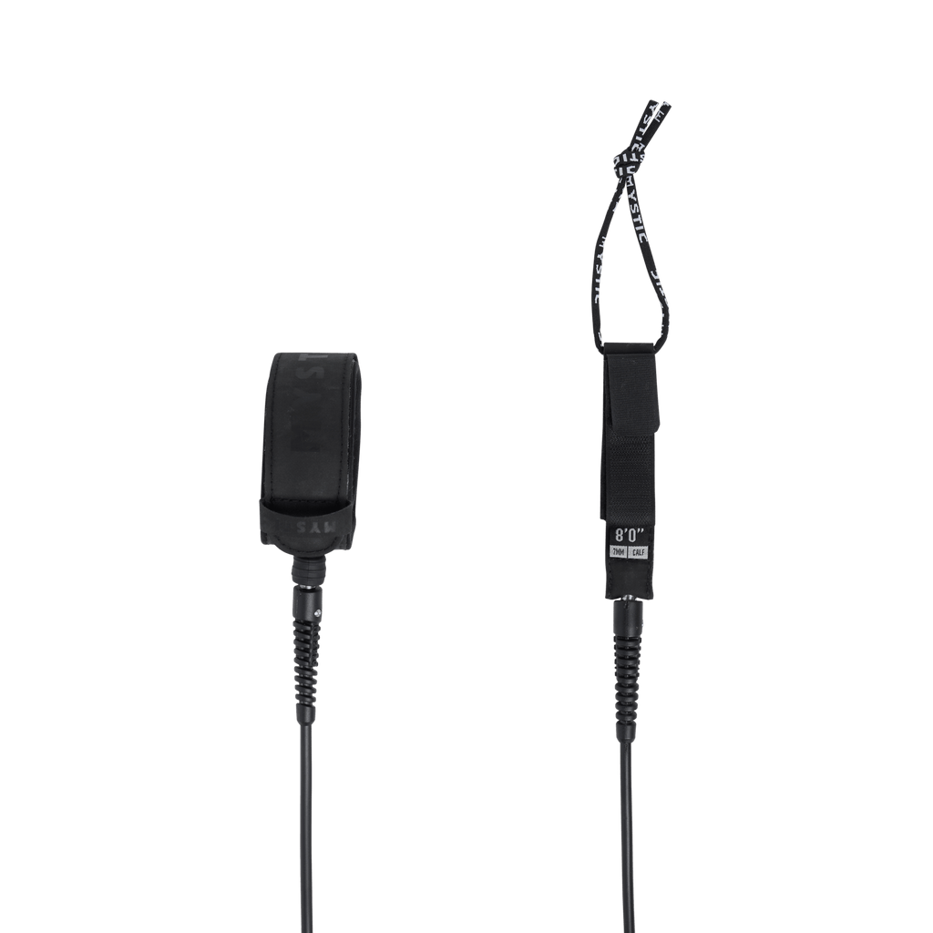 Mystic - Surf Leash Calf - Black - 2026 - The Kitesurf Centre