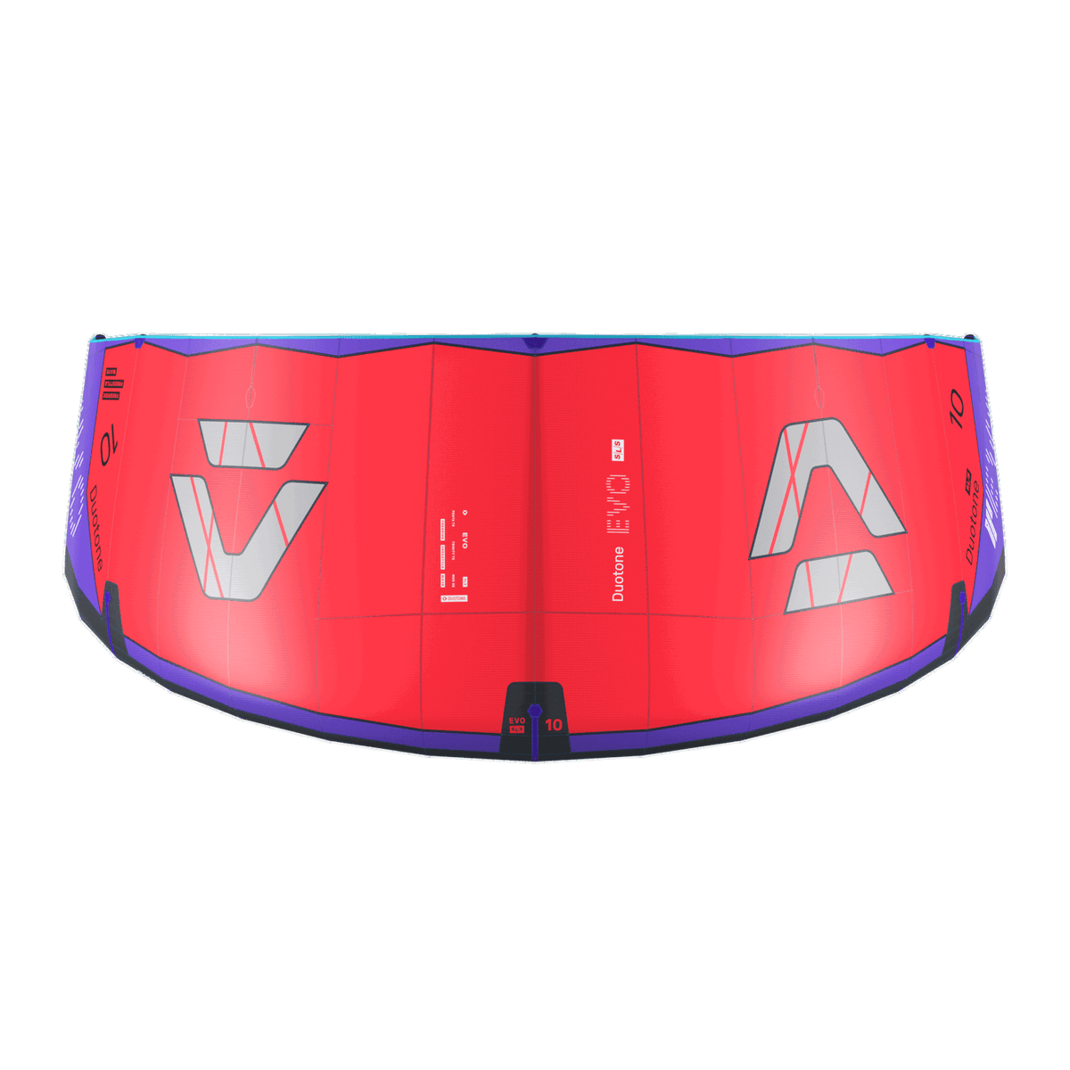 Duotone Evo SLS 2027 Kite, Red/Purple, manufacturer product view 4.