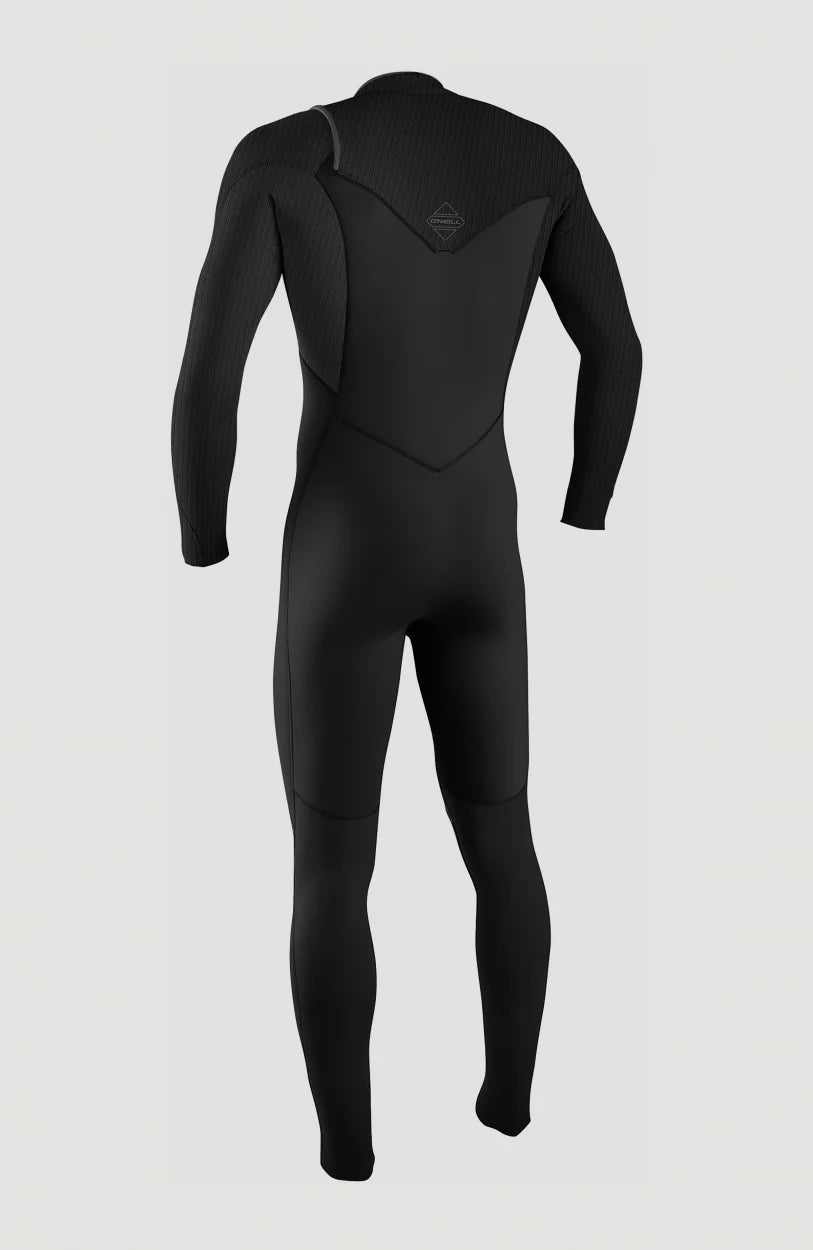 O’Neill Hyperfreak 4/3mm+ Chest Zip Mens Wetsuit Back