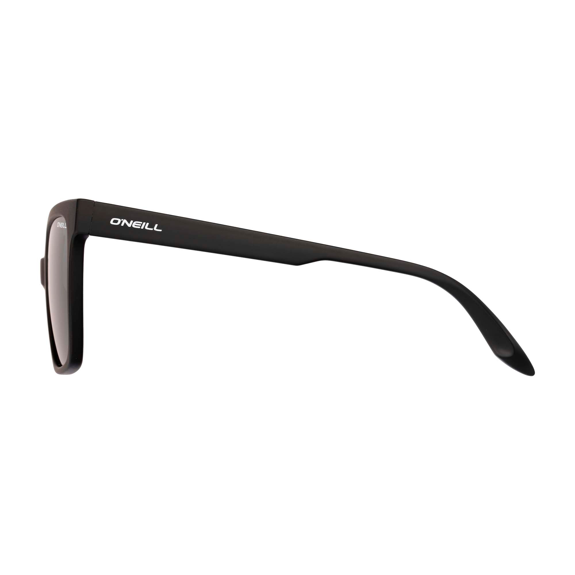 Black sunglasses with 'O'Neill' branding on a white background