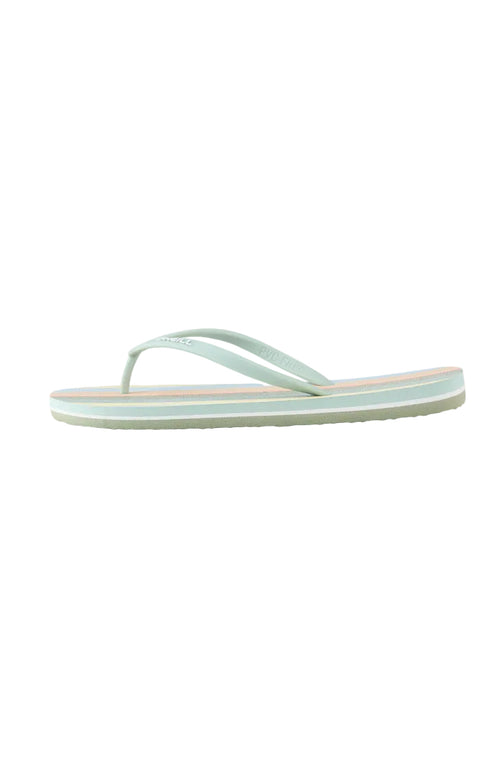 Light green flip-flop sandal on a white background
