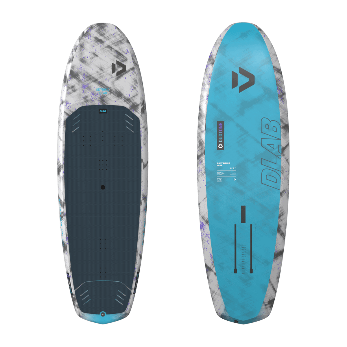 Duotone Skybrid D/LAB 2026 – Light Grey / Turquoise, view 1