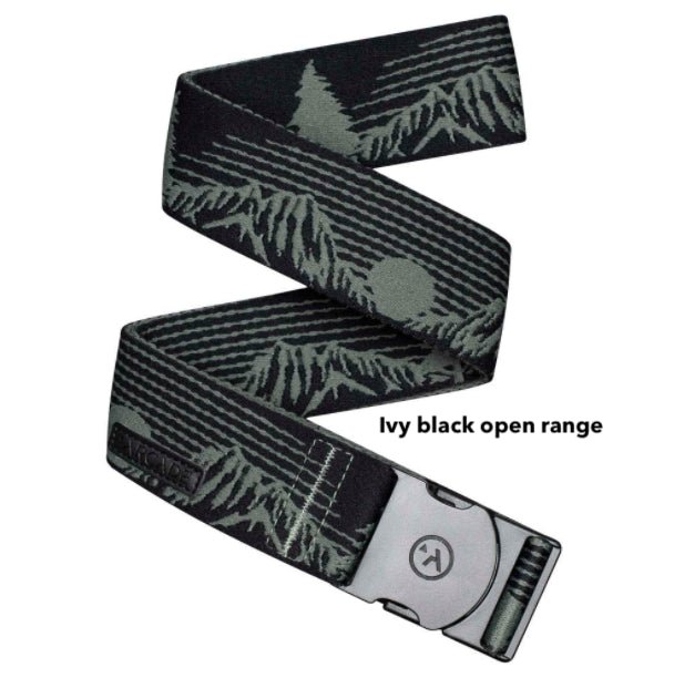 Arcade - Arcade Belt Ivy Black Open Range - The Kitesurf Centre