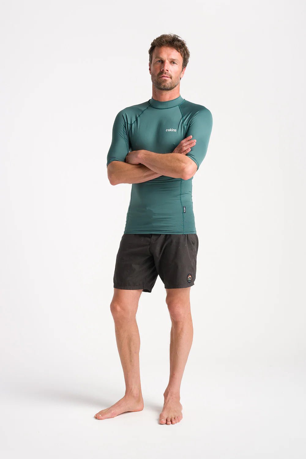 C - Skins - C - Skins Nuwave UV Short Sleeve Mens Rash Vest - The Kitesurf Centre