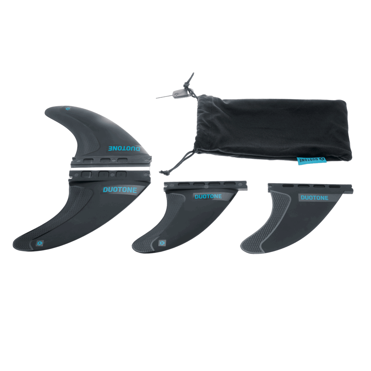 Duotone Kiteboarding - Duotone Fins TS - M Front with NQ Fins (SS15 - onw) (4pcs) - The Kitesurf Centre