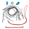 Duotone Kiteboarding - Duotone Front Bridle Neo left/red (SS22-SS23) - The Kitesurf Centre
