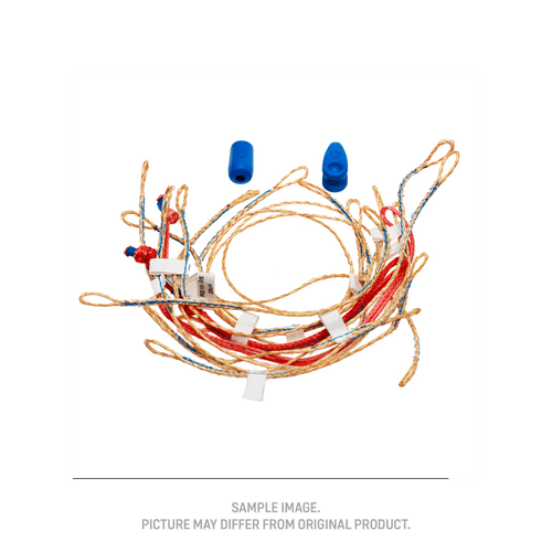 Duotone Kiteboarding - Duotone Front Bridle Set Evo SLS left/red (SS25) - The Kitesurf Centre