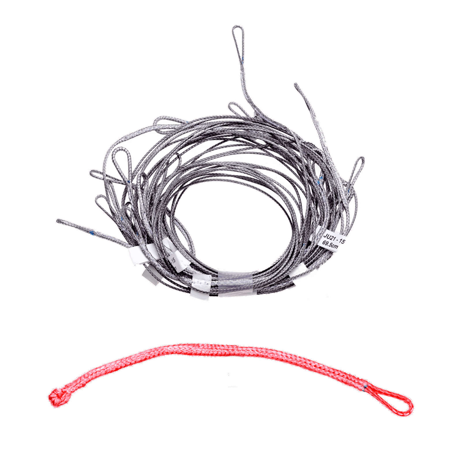 Duotone Kiteboarding - Duotone Front Bridle Set Juice left/red - The Kitesurf Centre