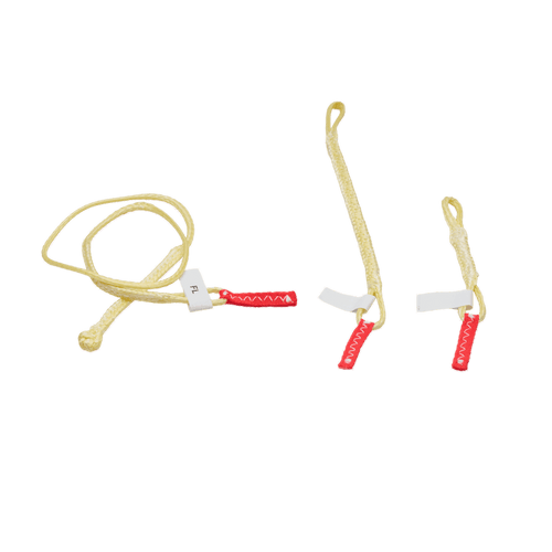 Duotone Kiteboarding - Duotone Front Pigtail set Vegas left/red (SS25-onw) - The Kitesurf Centre