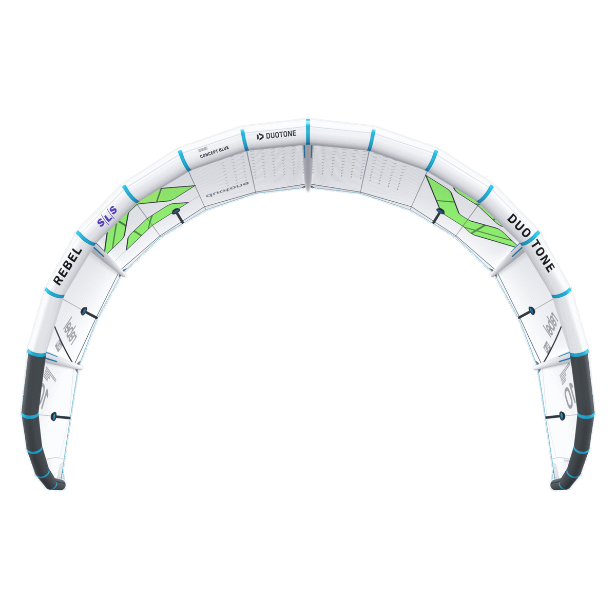 Duotone Kiteboarding - Duotone Rebel SLS Concept Blue 2027 Kite - The Kitesurf Centre