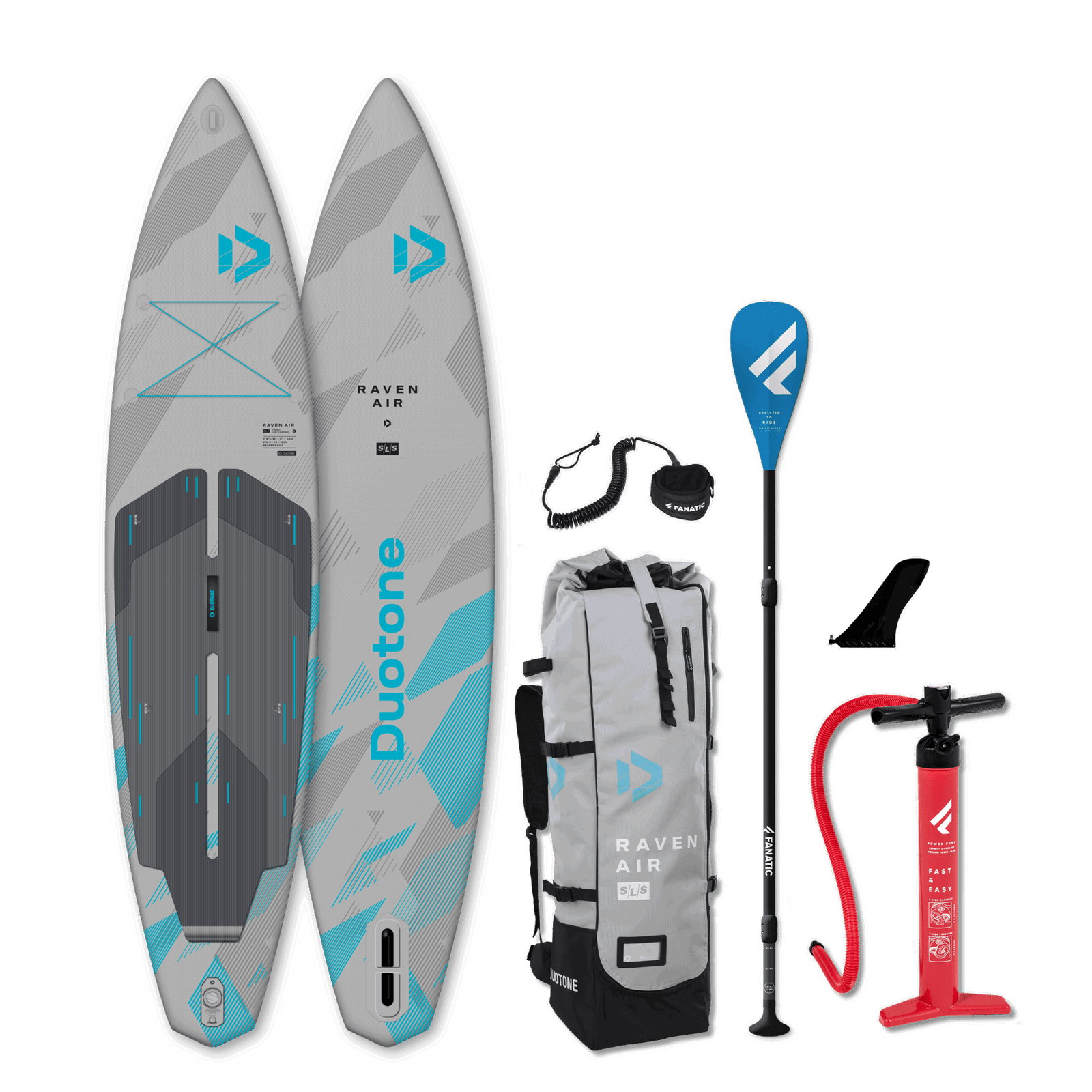 Duotone SUP - Duotone Raven Air SLS iSUP Package (FAS ed.) - The Kitesurf Centre