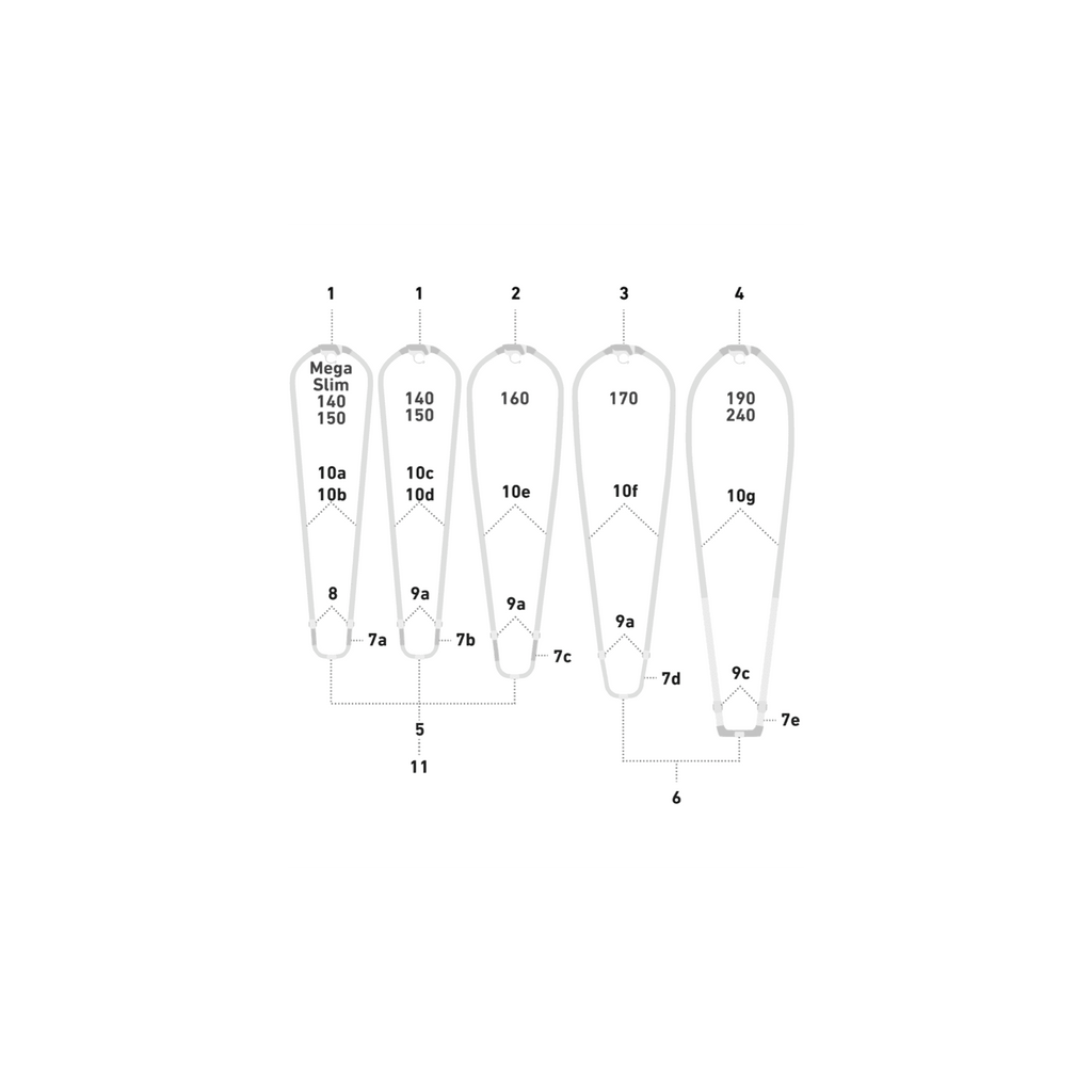 Duotone Windsurfing - Duotone Double Pin.Lock (2pcs) (SS22) - The Kitesurf Centre