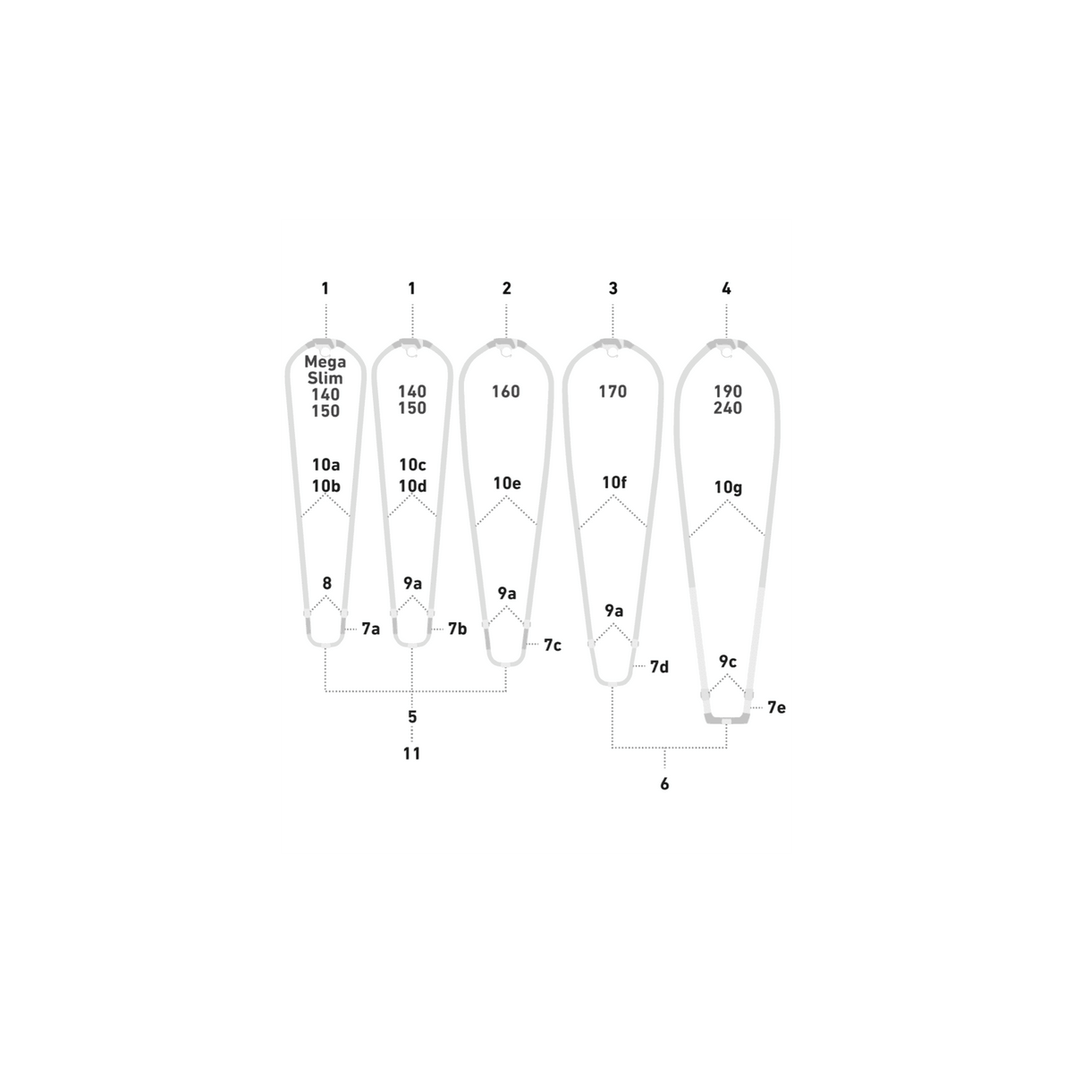 Duotone Windsurfing - Duotone Double Pin.Lock (2pcs) (SS22) - The Kitesurf Centre