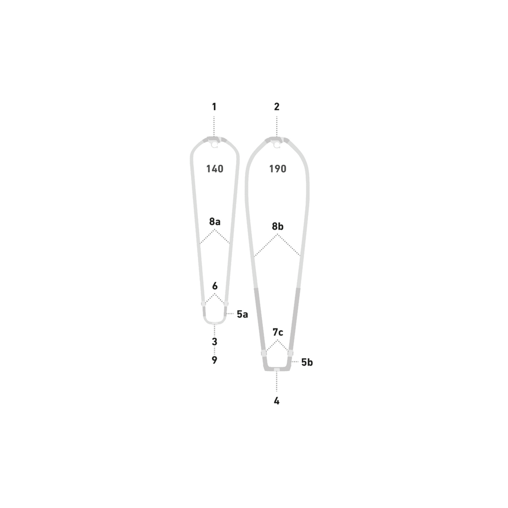 Duotone Windsurfing - Duotone EVA grip Platinum Aero (2pcs) (SS22 - onw) - The Kitesurf Centre