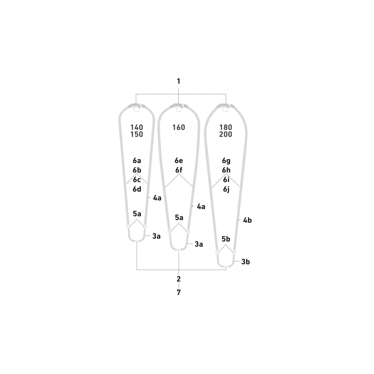 Duotone Windsurfing - Duotone Plug for Alu Tailend (2pcs) oval - The Kitesurf Centre