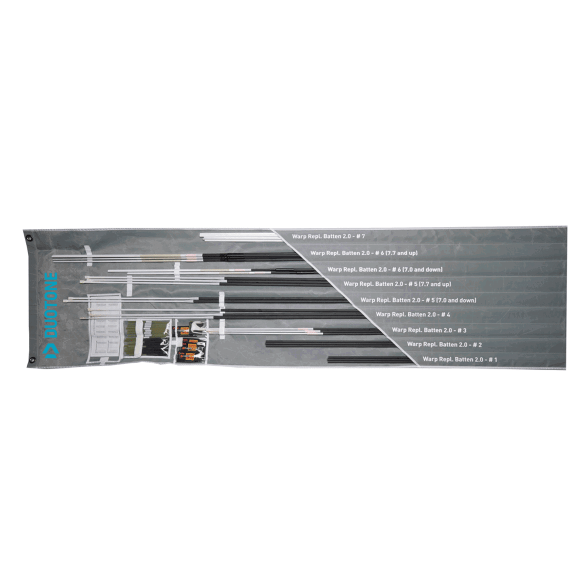Duotone Windsurfing - Duotone Standard Tube+Spec. Top/Foot Batten Repl. Set - The Kitesurf Centre
