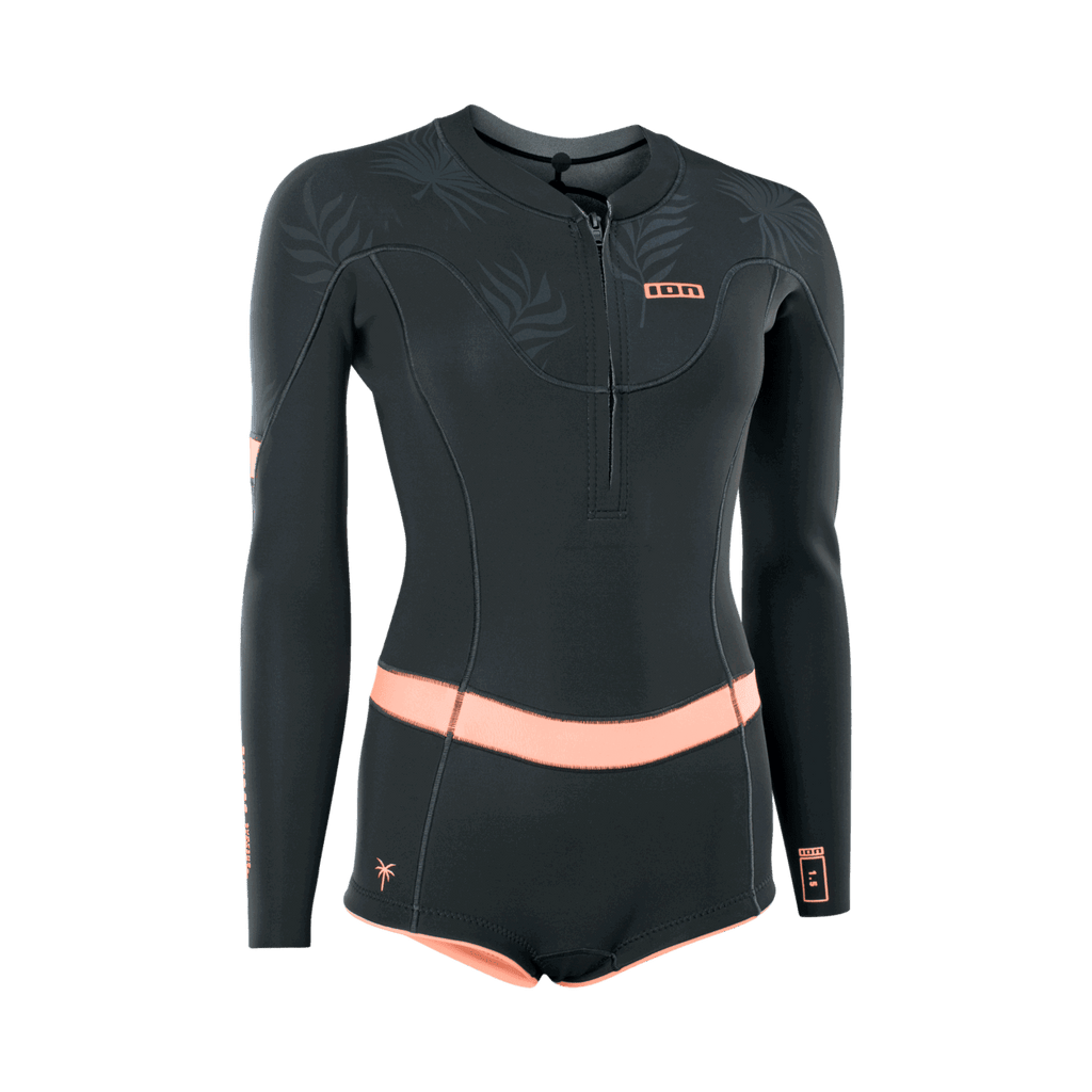 ION Water - ION Amaze Hot Shorty 1.5 LS Front Zip - The Kitesurf Centre