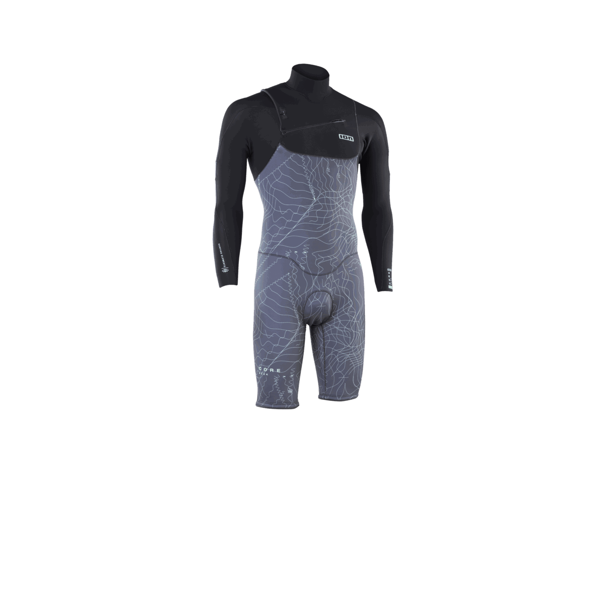 ION Water - ION Seek Core 3/2 Shorty LS Front Zip - The Kitesurf Centre