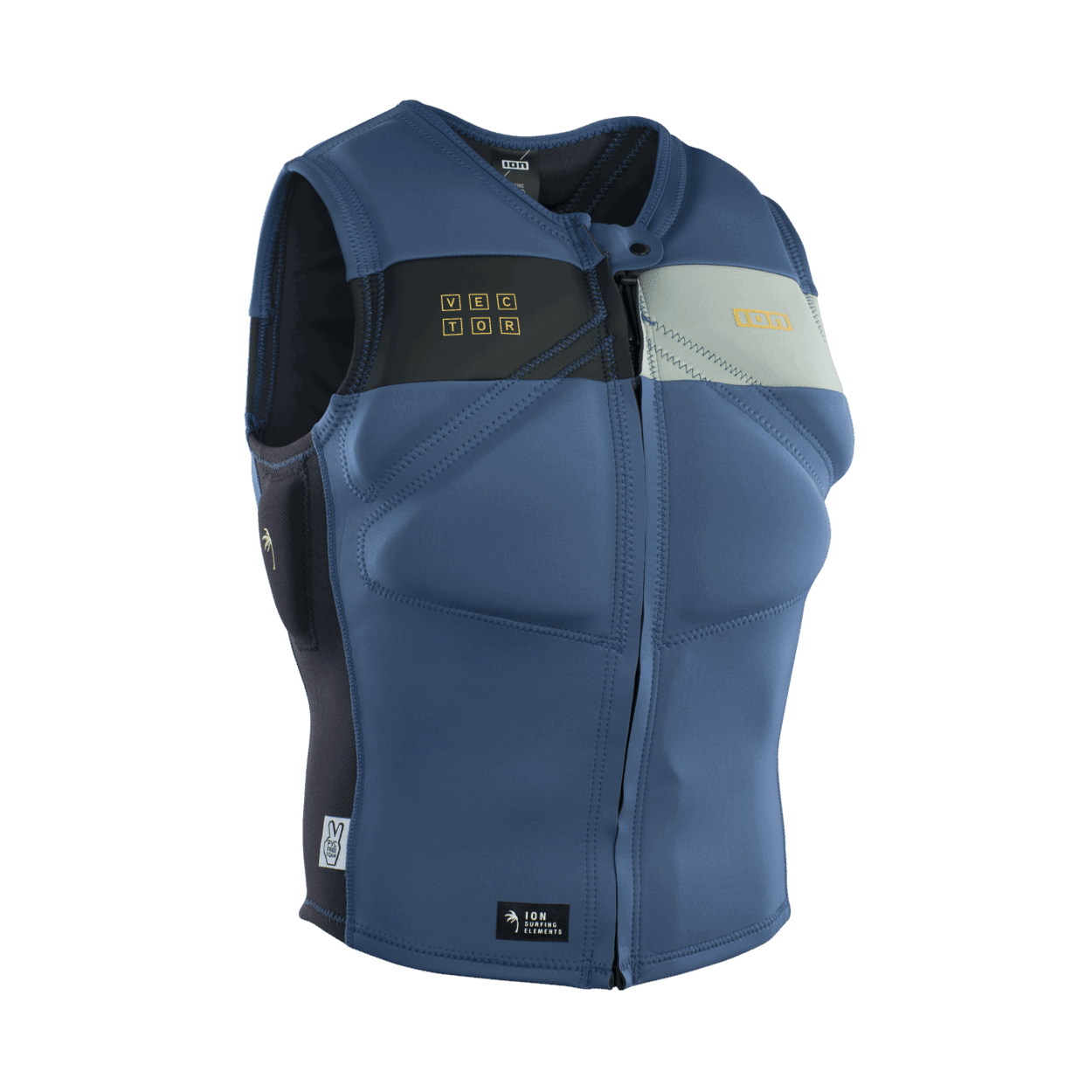 ION Water - ION Vector Vest Amp Front Zip - The Kitesurf Centre