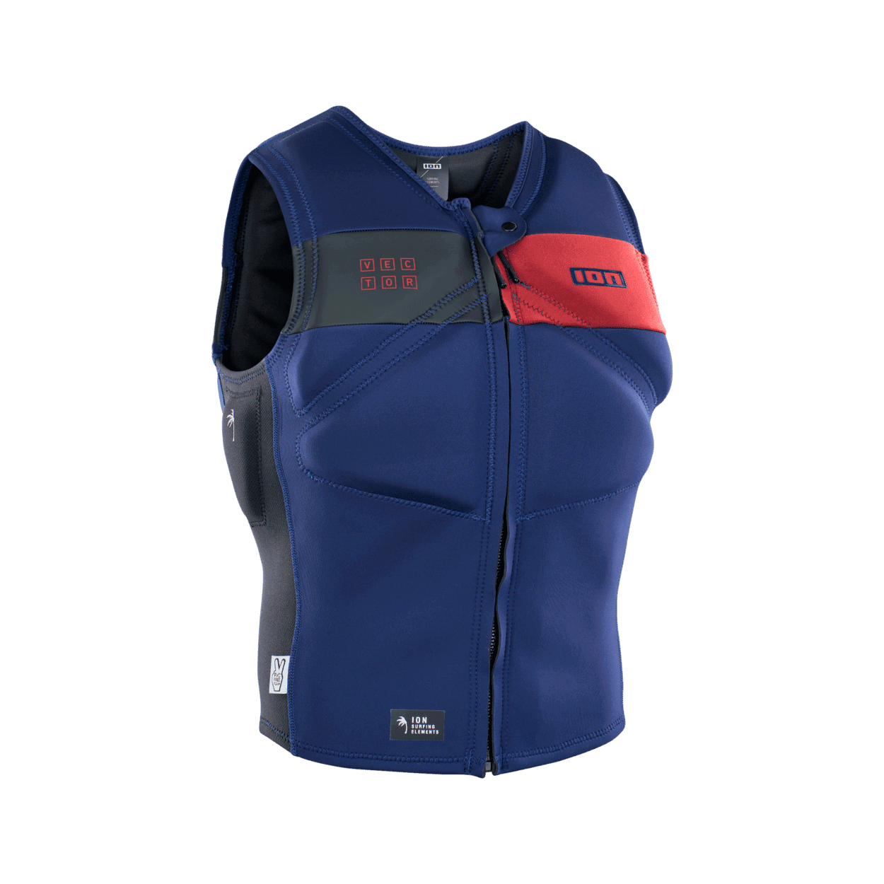 ION Water - ION Vector Vest Amp Front Zip - The Kitesurf Centre