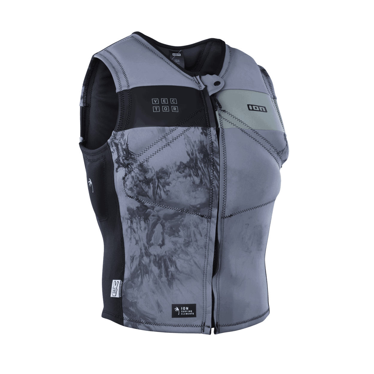 ION Water - ION Vector Vest Amp Front Zip - The Kitesurf Centre