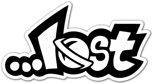 Lost - Lost Logo Sticker - The Kitesurf Centre