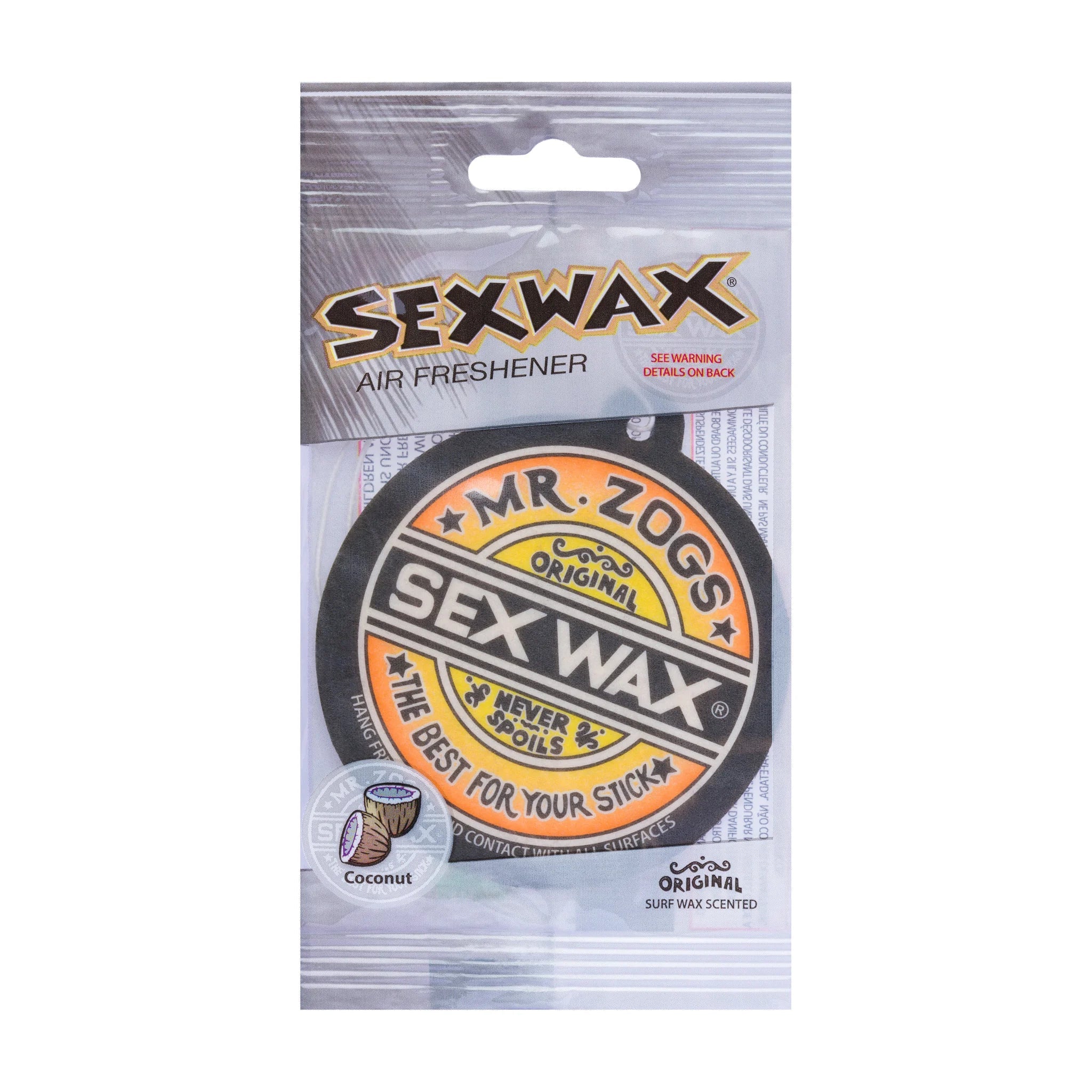 Mr Zog's - Sex Wax Air Freshener Coconut - The Kitesurf Centre