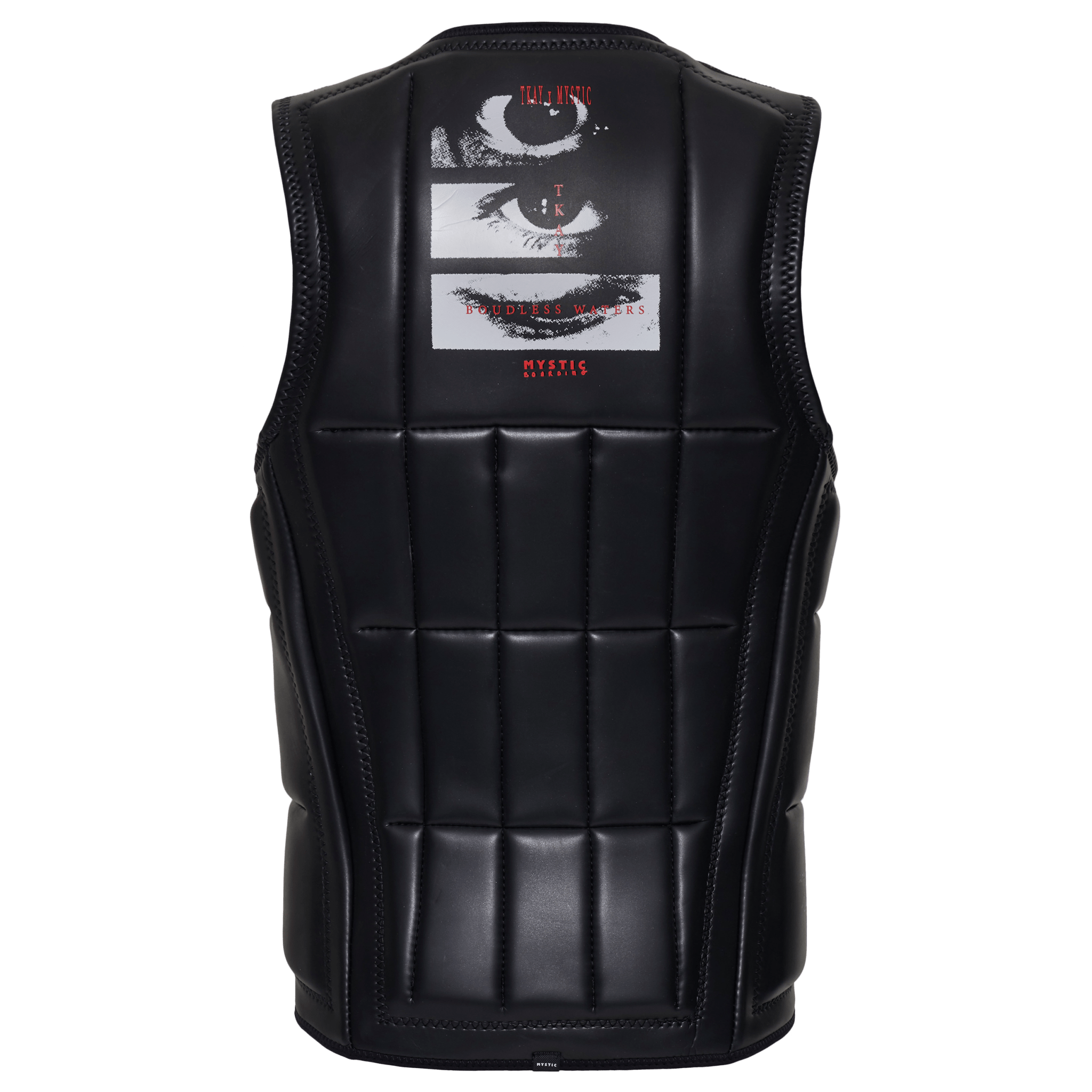 Mystic - Anarchy Impact Vest Fzip Wake - Black - 2026 - The Kitesurf Centre
