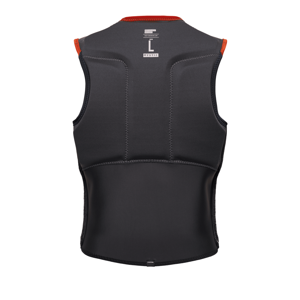 Mystic - Block Impact Vest FrontZip - Red - 2026 - The Kitesurf Centre