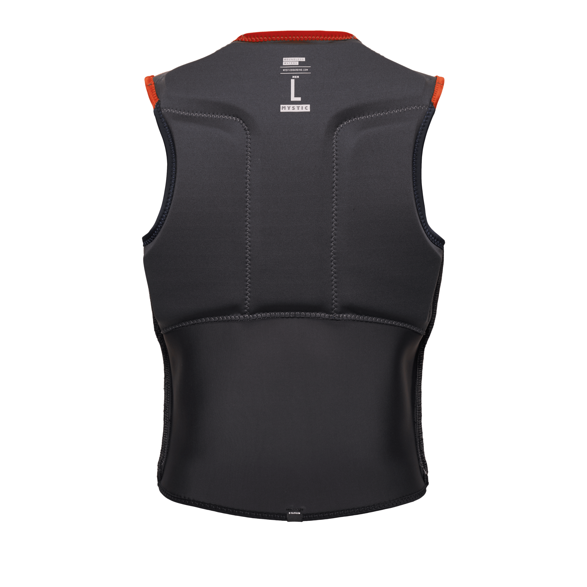 Mystic - Block Impact Vest FrontZip - Red - 2026 - The Kitesurf Centre
