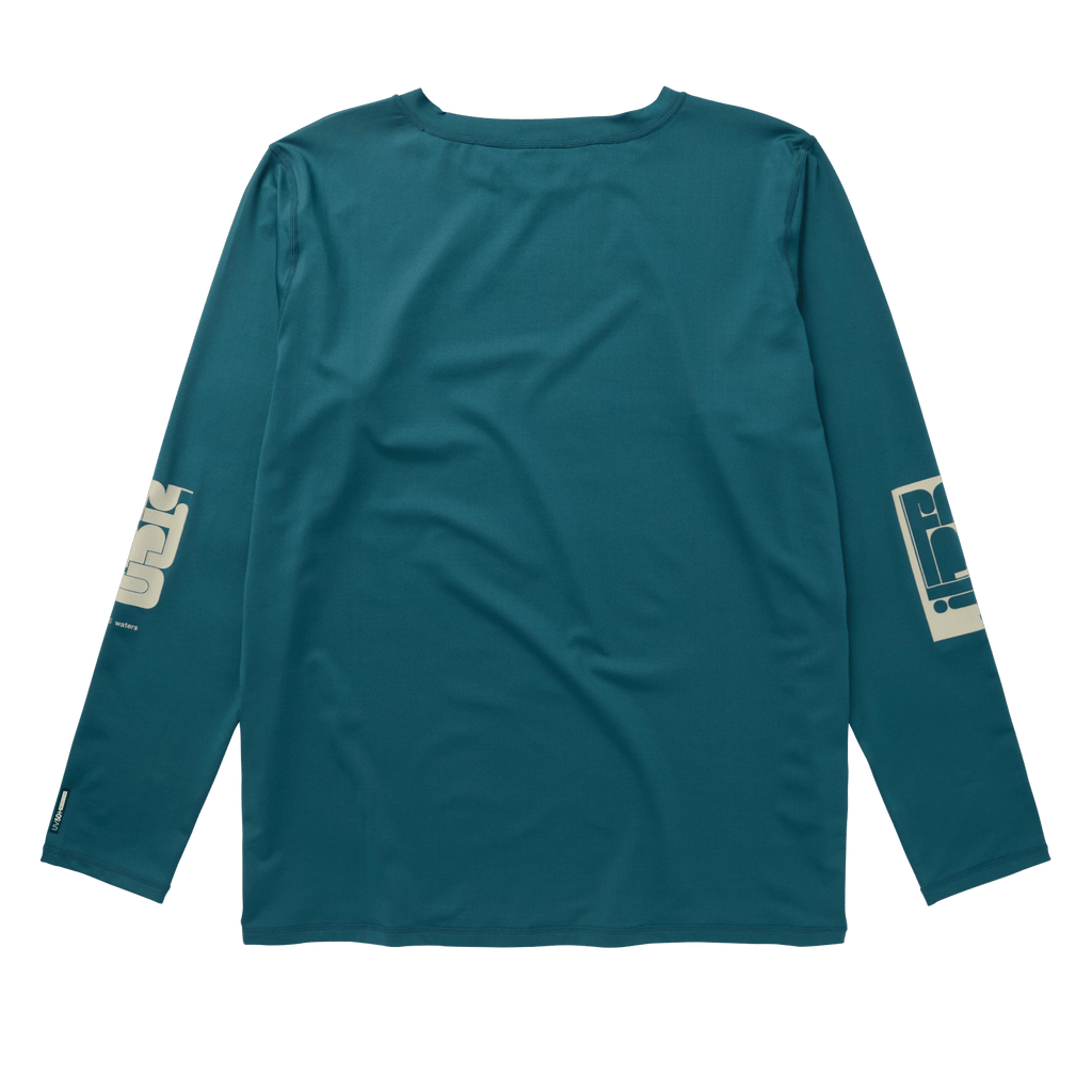 Mystic - Boarding L/S Rashvest - Teal - 2026 - The Kitesurf Centre