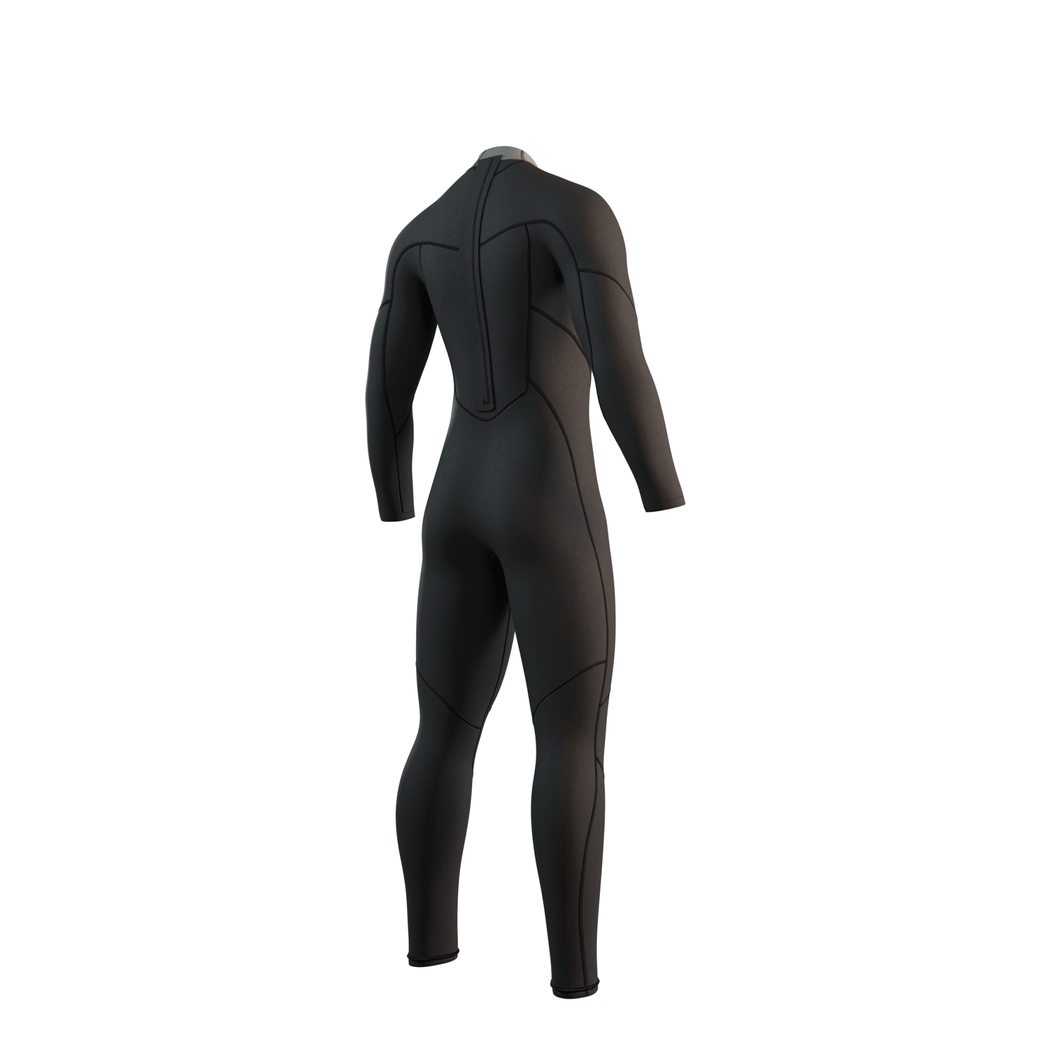Mystic - Brand Fullsuit 3/2mm BackZip Flatlock - Black - 2026 - The Kitesurf Centre