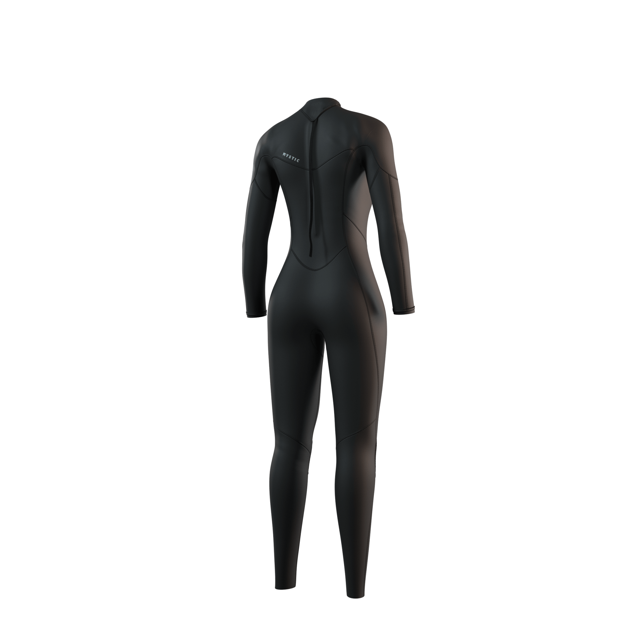 Mystic - Brand Fullsuit 3/2mm BackZip Flatlock Women - Black - 2026 - The Kitesurf Centre