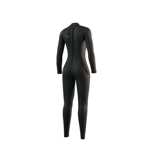 Mystic - Brand Fullsuit 3/2mm BackZip Flatlock Women - Black - 2026 - The Kitesurf Centre