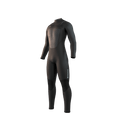 Mystic - Brand Fullsuit 3/2mm FrontZip Flatlock - Black - 2026 - The Kitesurf Centre