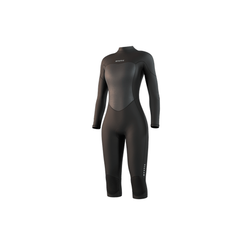Mystic - Brand Longarm Shortleg 3/2mm BackZip Flatlock Women - Black - 2026 - The Kitesurf Centre