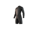 Mystic - Brand Longarm Shorty 3/2mm BackZip Flatlock - Black - 2026 - The Kitesurf Centre