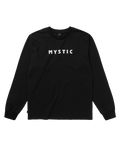 Mystic - Brand L/S Tee - Black - 2026 - The Kitesurf Centre