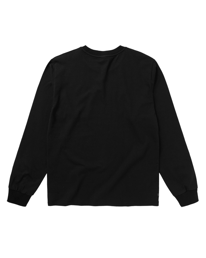 Mystic - Brand L/S Tee - Black - 2026 - The Kitesurf Centre