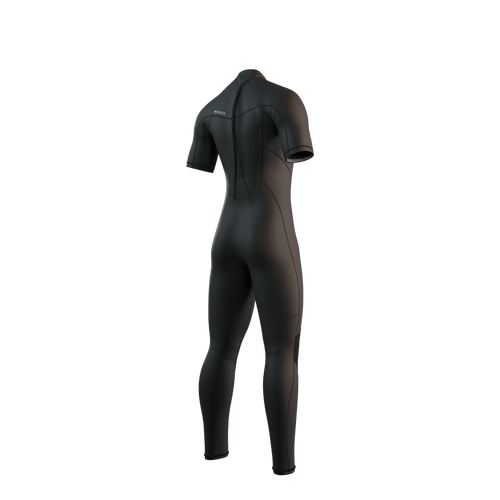 Mystic - Brand Shortarm 3/2mm BackZip Flatlock - Black - 2026 - The Kitesurf Centre