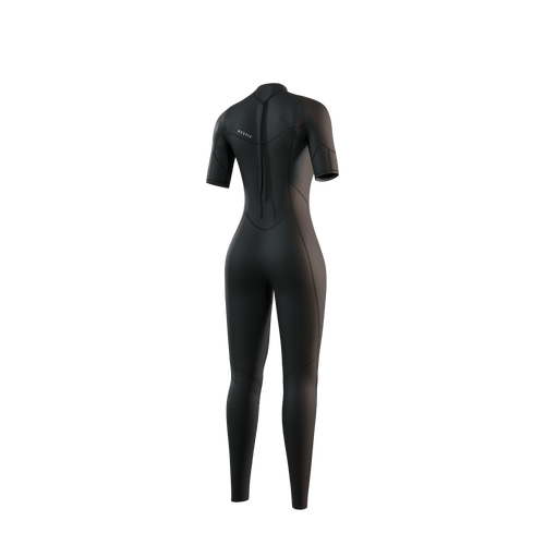 Mystic - Brand Shortarm 3/2mm BackZip Flatlock Women - Black - 2026 - The Kitesurf Centre