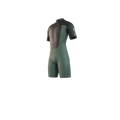 Mystic - Brand Shorty 3/2mm BackZip Flatlock - Dark Olive - 2026 - The Kitesurf Centre