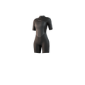 Mystic - Brand Shorty 3/2mm BackZip Flatlock Women - Black - 2026 - The Kitesurf Centre