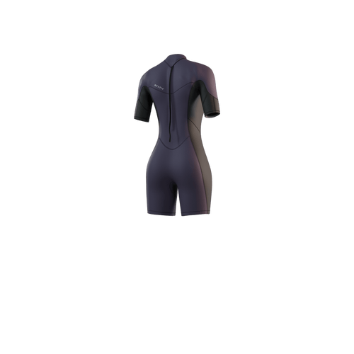 Mystic - Brand Shorty 3/2mm BackZip Flatlock Women - Deep Purple - 2026 - The Kitesurf Centre