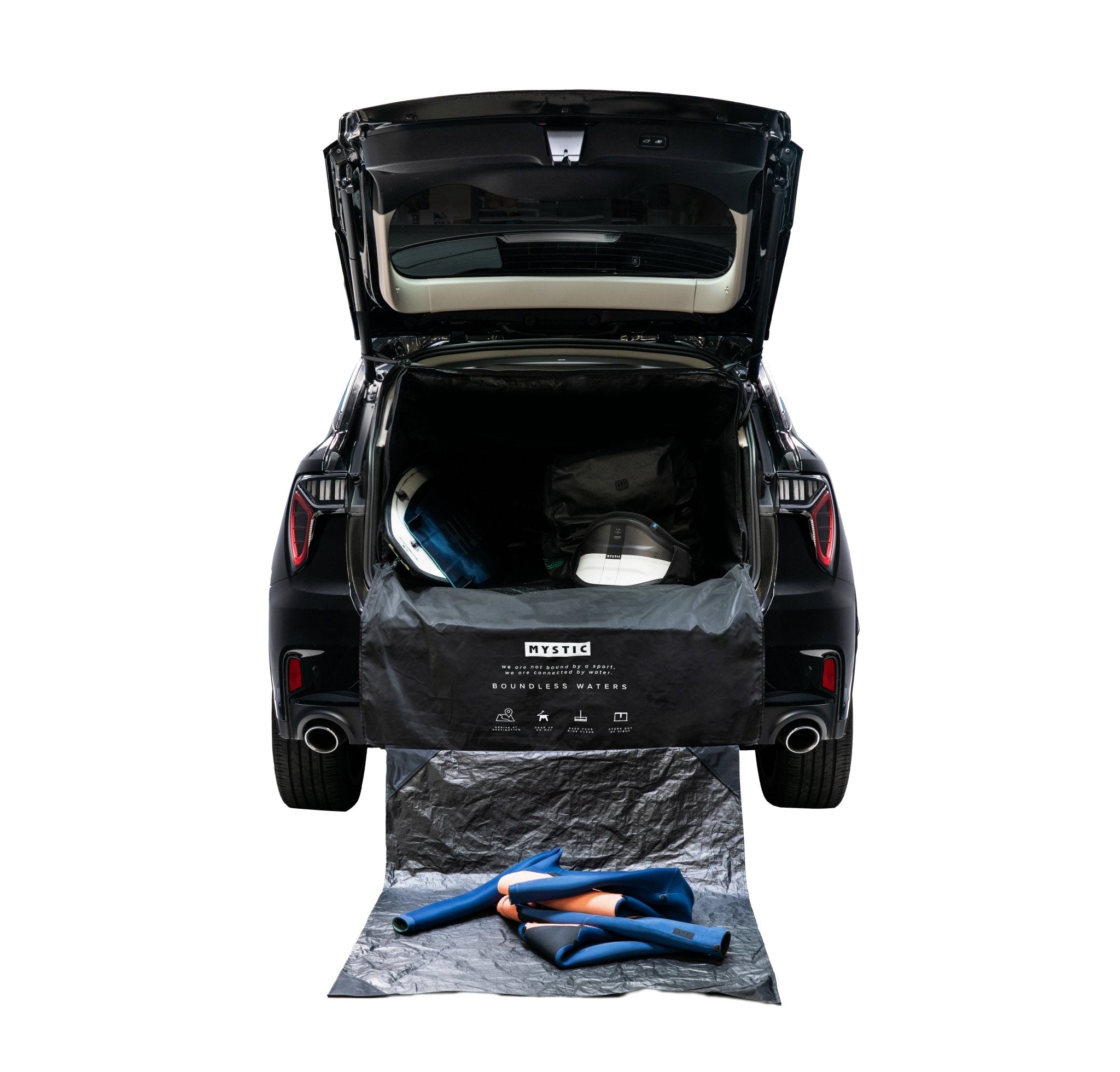 Mystic - Car Bag - Black - 2026 - The Kitesurf Centre