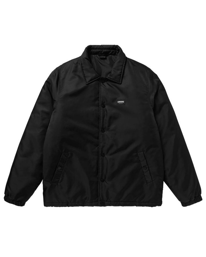 Mystic - Coach Jacket - Black - 2026 - The Kitesurf Centre