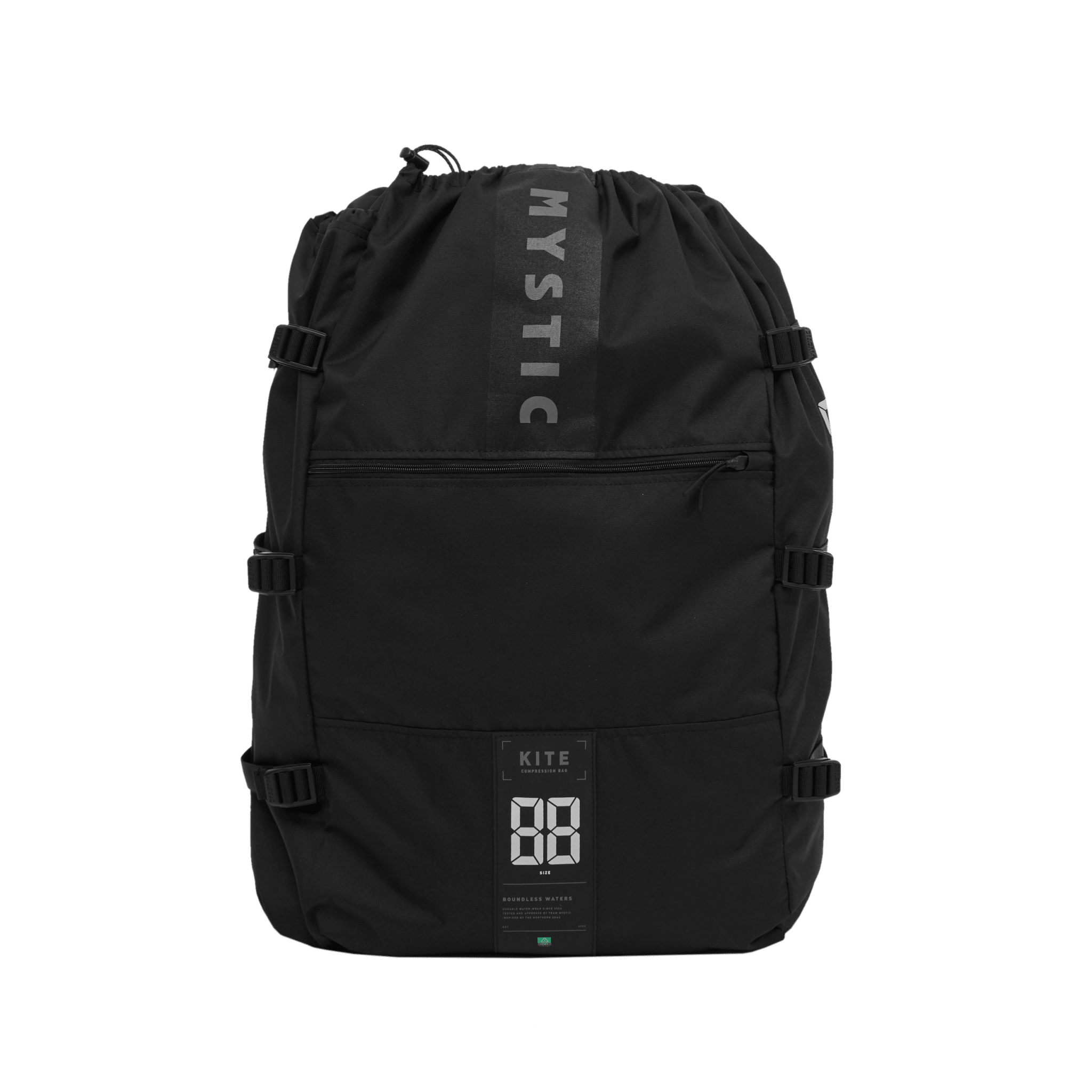 Mystic - Compression Bag Kite - Black - 2026 - The Kitesurf Centre