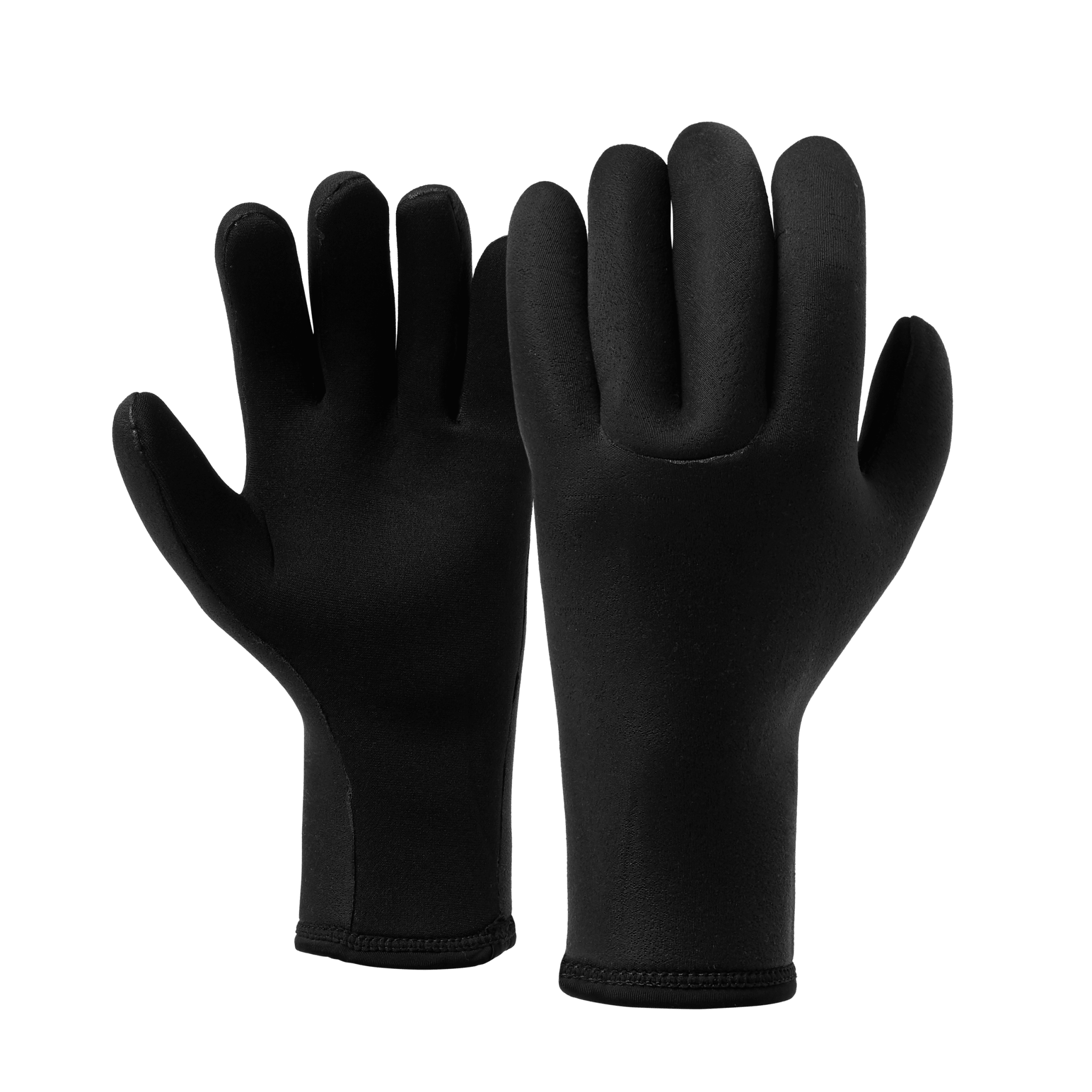 Mystic - Crest Glove 1.5mm 5Finger - HYBRID - Black - 2026 - The Kitesurf Centre