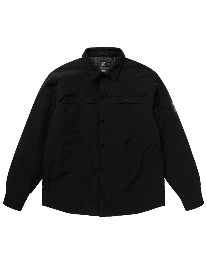 Mystic - DTS Overshirt - Black - 2026 - The Kitesurf Centre