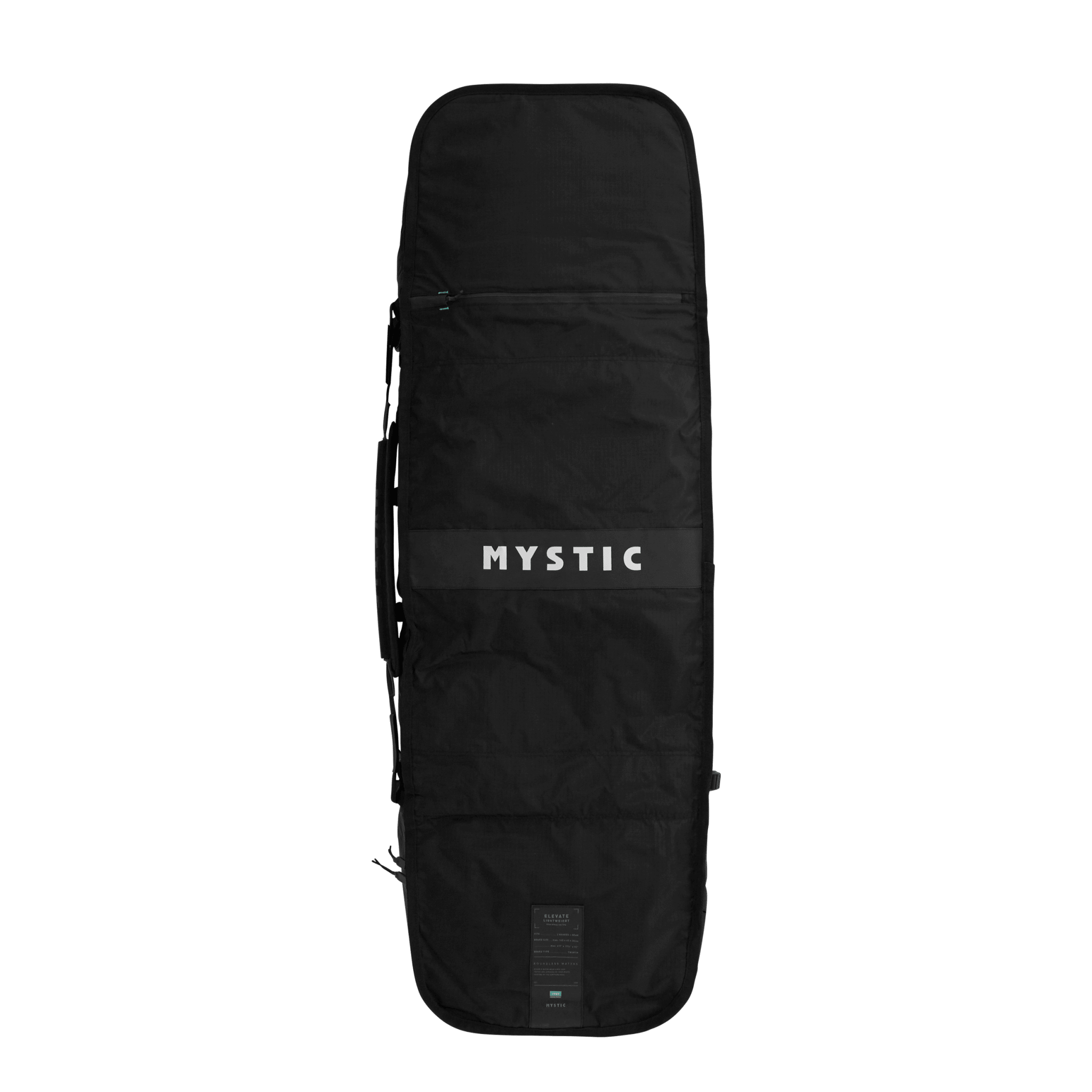 Mystic - Elevate Lightweight Boardbag - Black - 2026 - The Kitesurf Centre